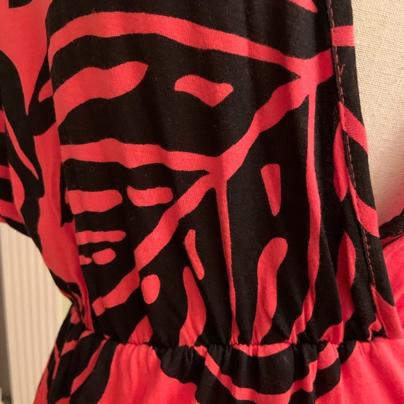 Palm Tree Print Swim Cover Up - Picture 3 of 4